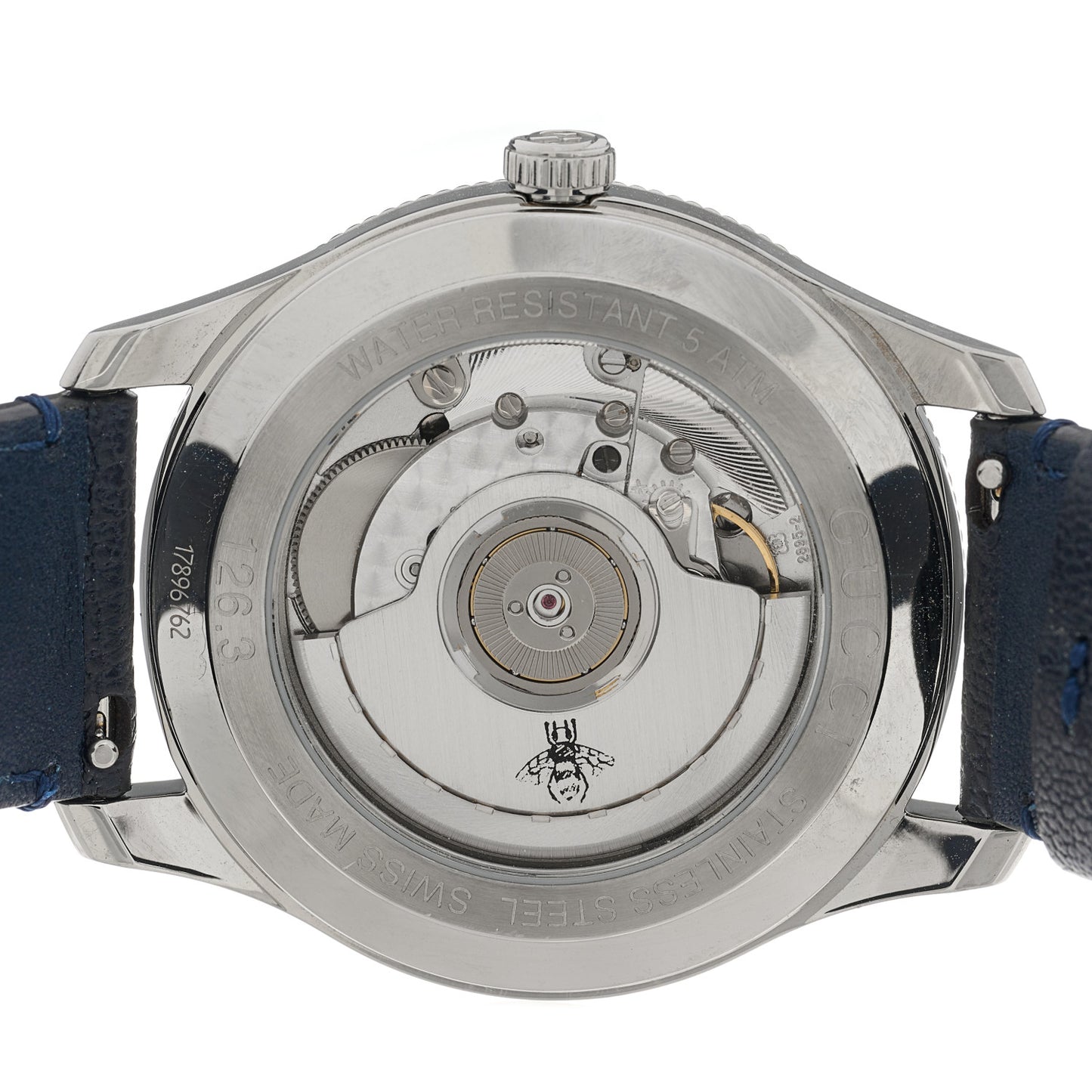 Stainless Steel Calfskin 40mm G-Timeless Charm Automatic Watch Black