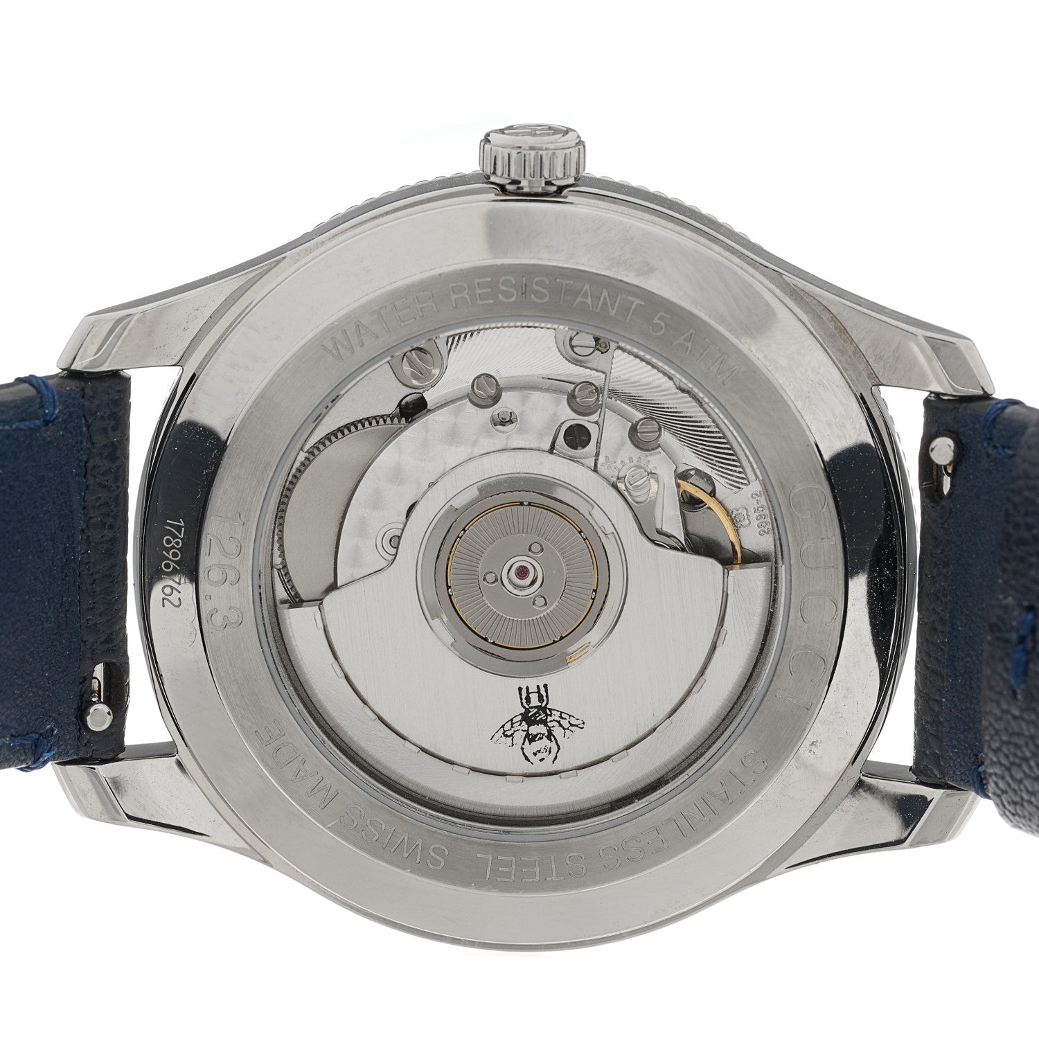 Gucci Stainless Steel Calfskin 40mm G-Timeless Charm Automatic Watch Black 4 of 4