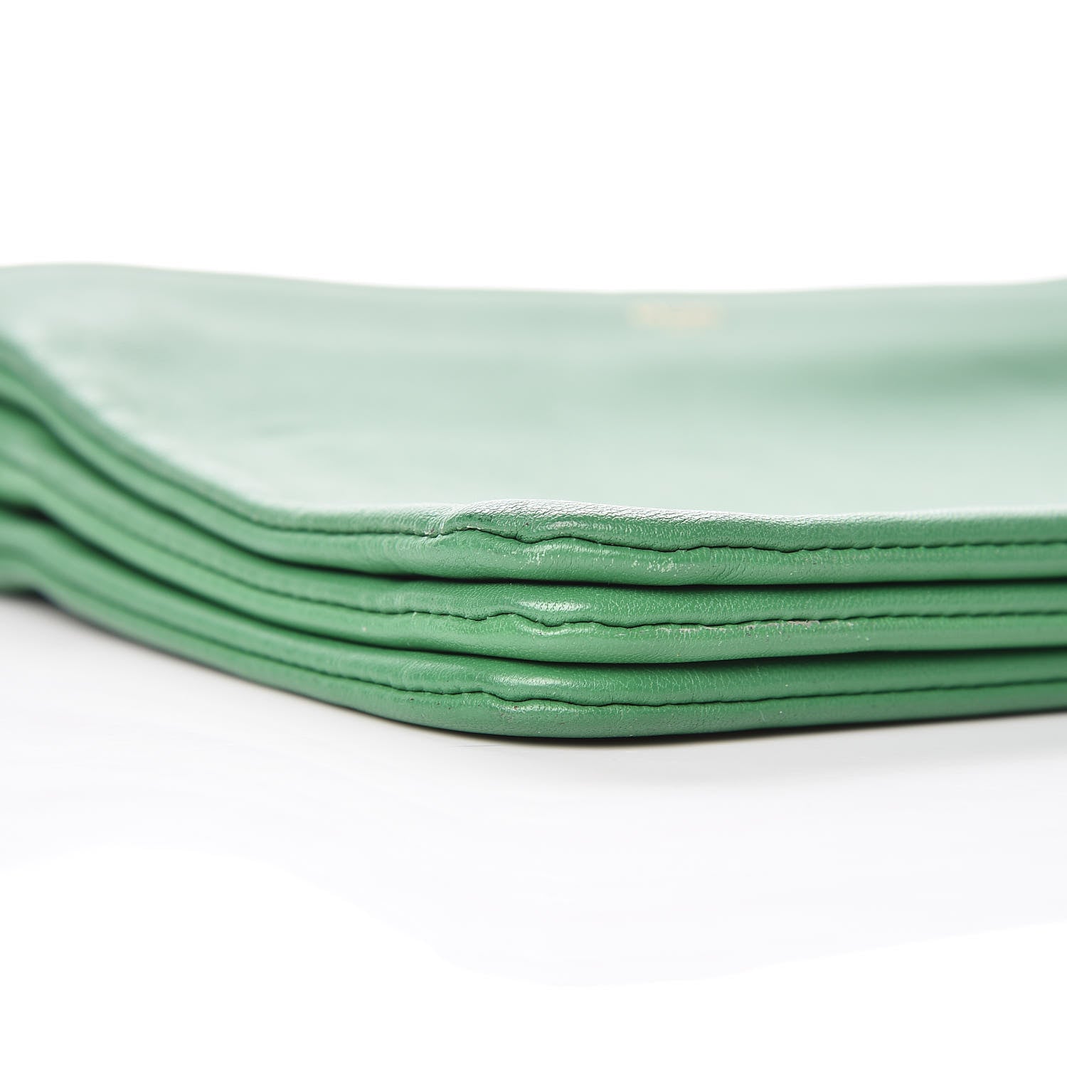Celine Lambskin Small Trio Crossbody Bag Grass 12 of 13