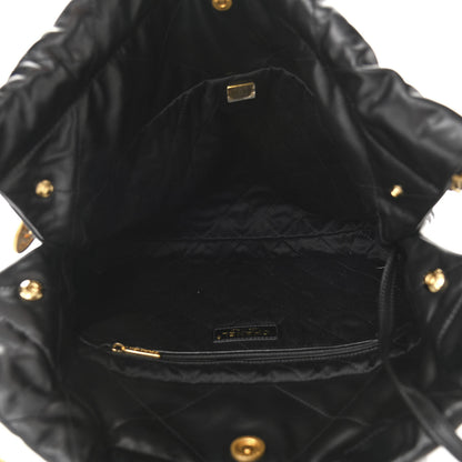Chanel Calfskin Quilted Small Chanel 22 Black 6 of 12