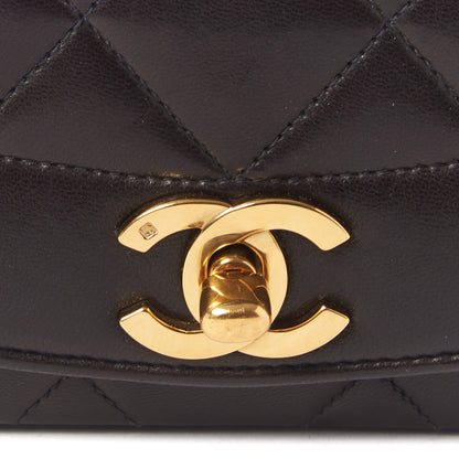 Chanel Lambskin Quilted Small Single Flap Black 7 of 9