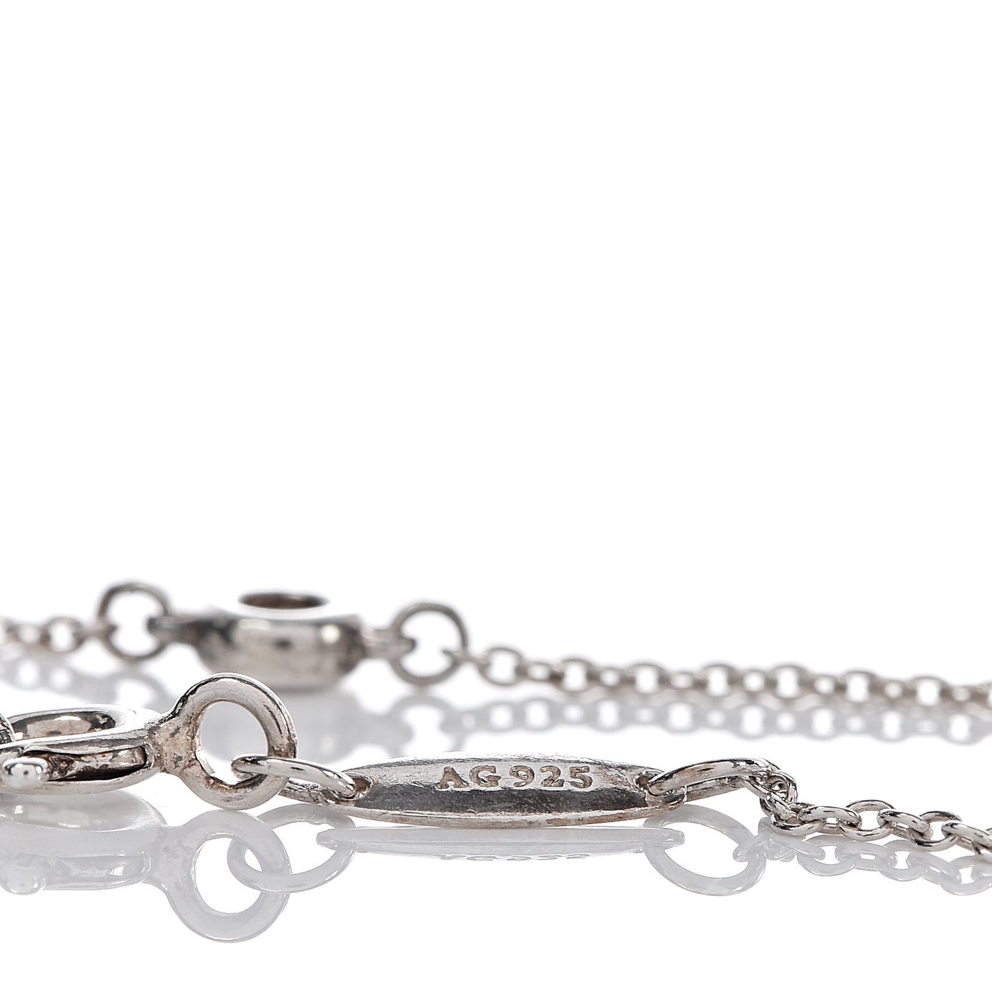 Sterling Silver Diamond .05ct Elsa Peretti Diamonds by the Yard Bracelet
