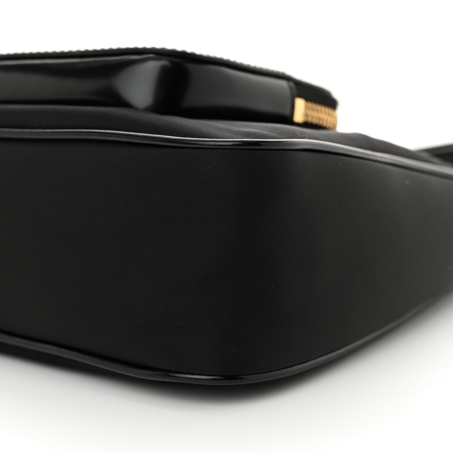 Prada Re-Nylon Spazzolato Mini Pouch Pocket Shoulder Bag Black 10 of 10