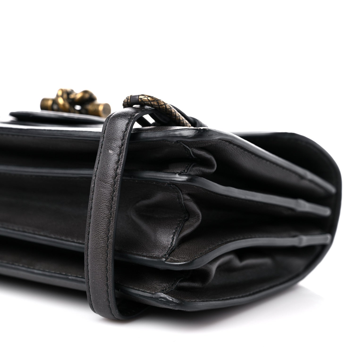 Bottega Veneta French Calfskin Intrecciato City Knot Bag Grey 8 of 13