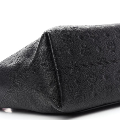 MCM Calfskin Ottomar Medium Klara Hobo Black 10 of 11