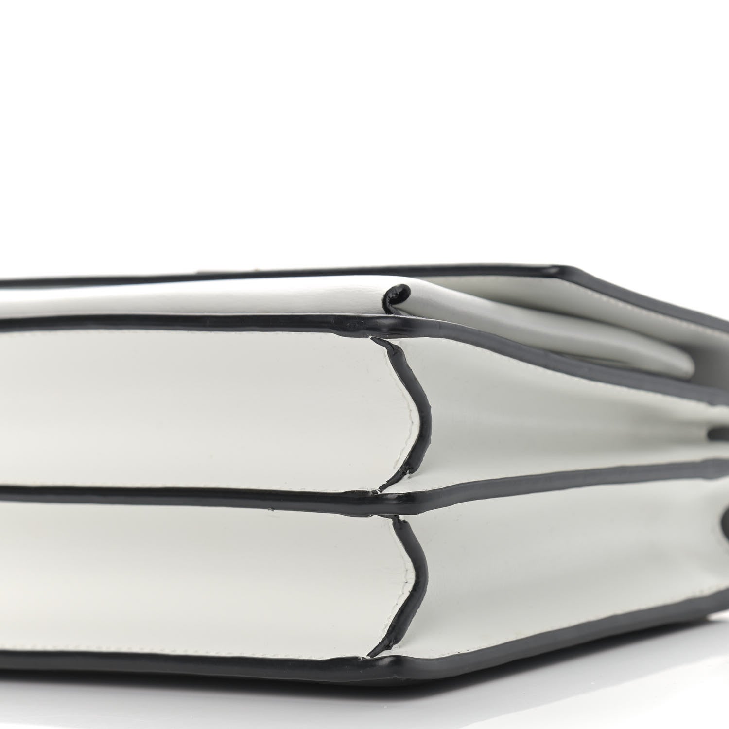 Saint Laurent Calfskin Bi-Color Medium Monogram Sunset Black Pearl White 10 of 10