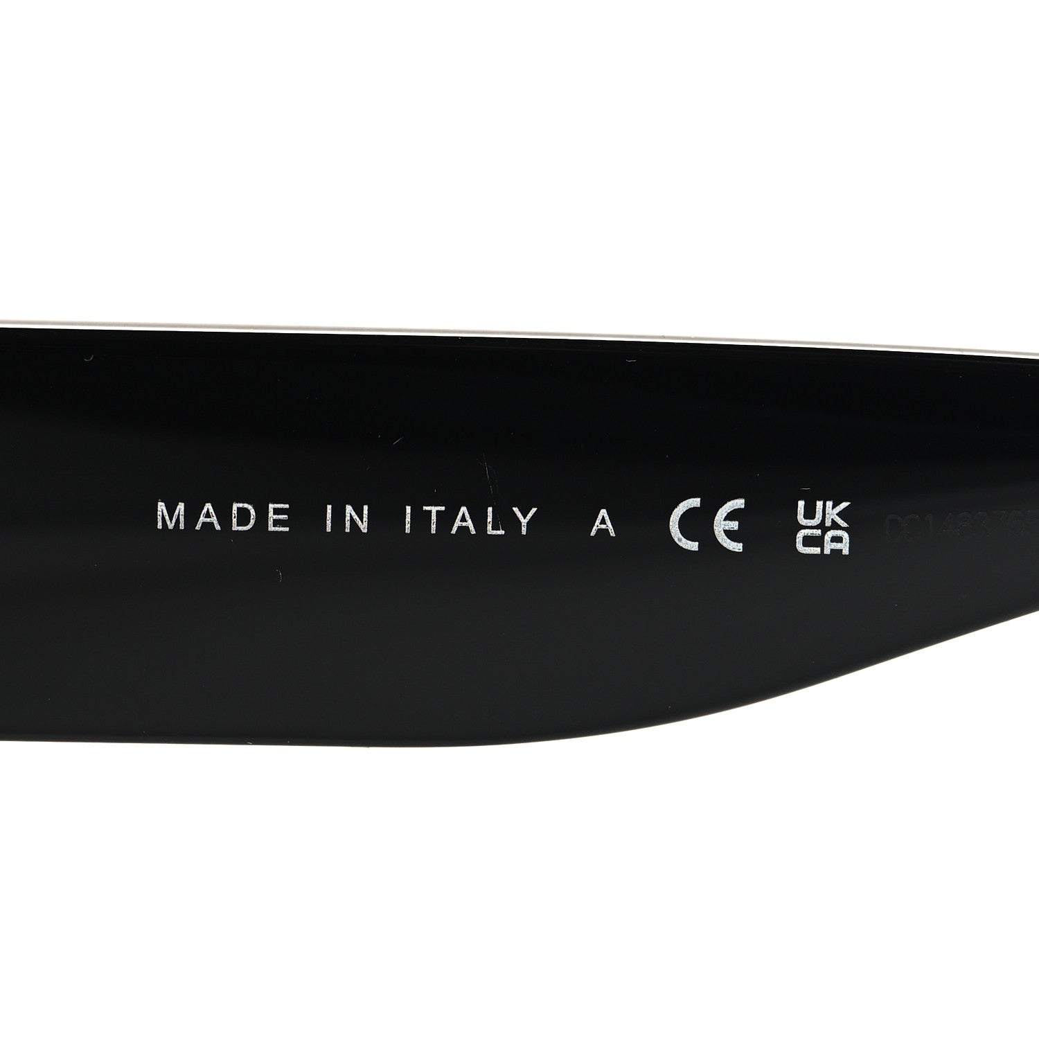 Chanel Acetate Crystal CC Shield Sunglasses 5497-B Black 6 of 7