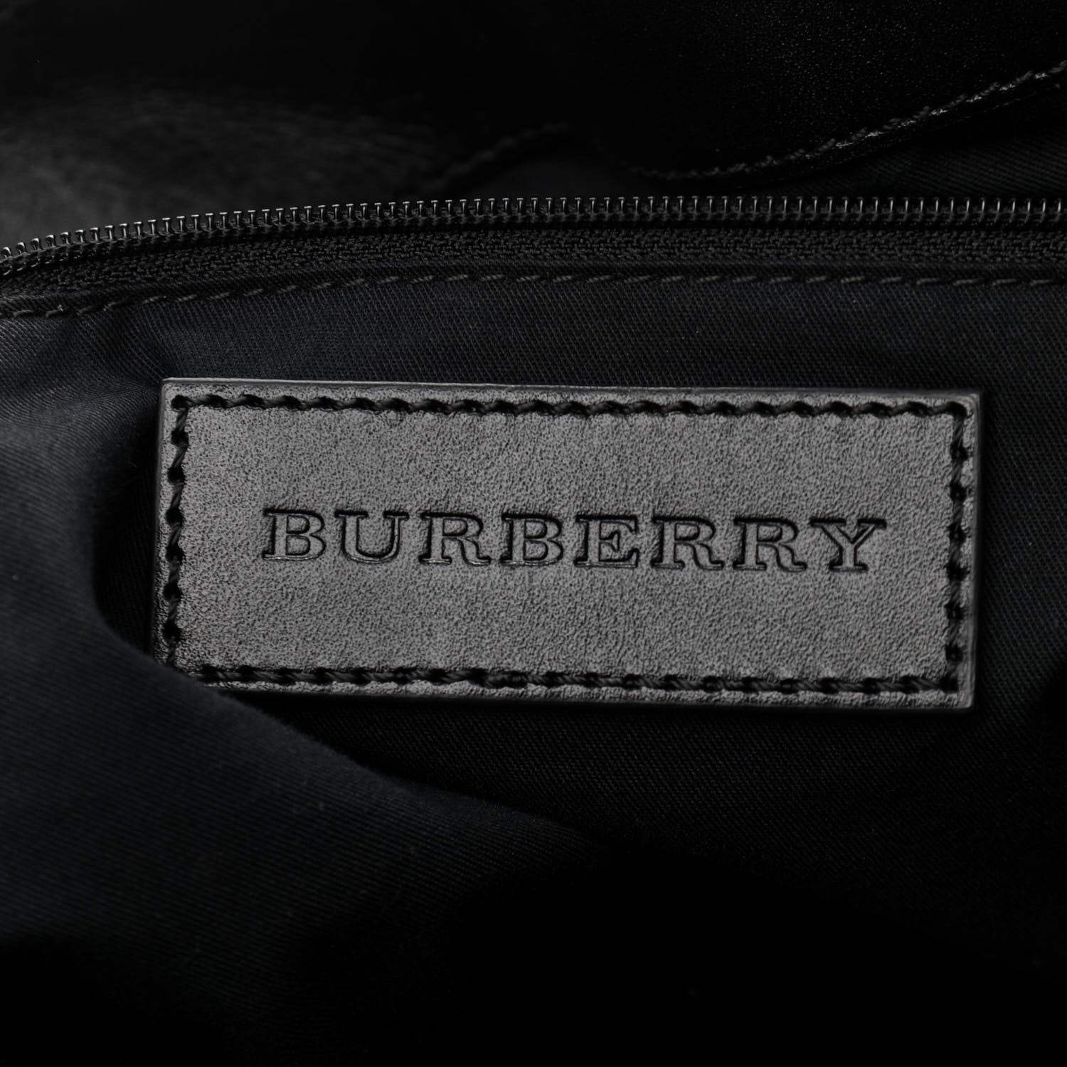Burberry Haymarket Check Medium Golderton Tote Black 7 of 12