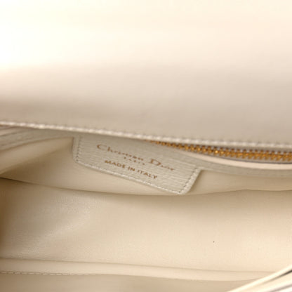 Christian Dior Calfskin Cannage Dioramour Heart Small Caro White Red 4 of 9