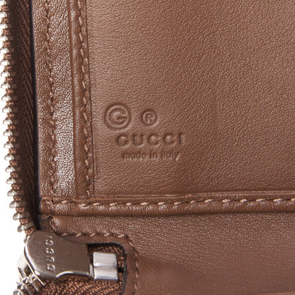 Gucci Microguccissima Large Zip Around Organizer Wallet Acero 7 of 8