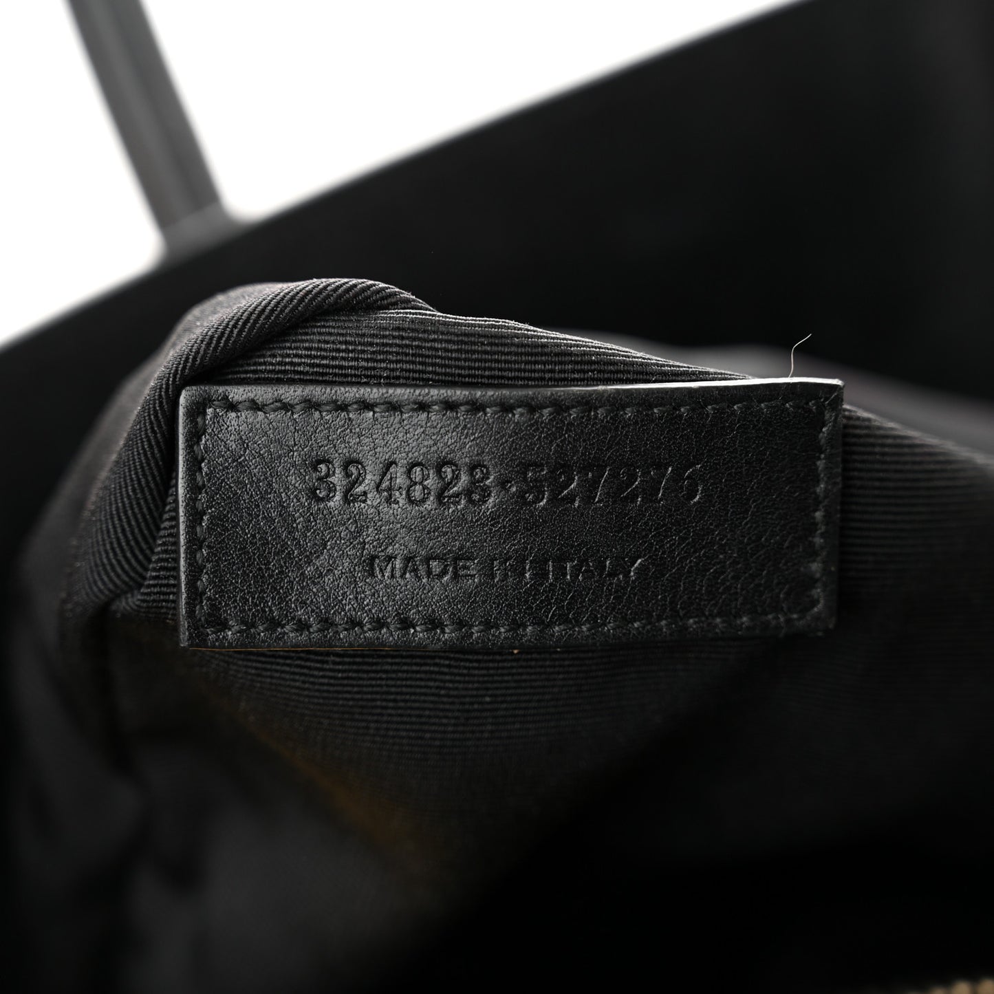 Calfskin Small Sac De Jour Black