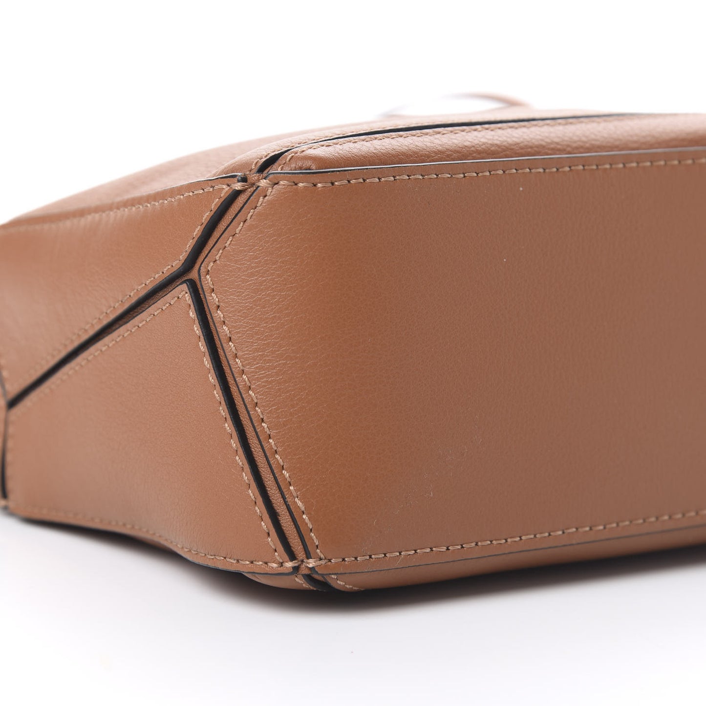 Calfskin Mini Puzzle Bag Tan