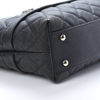 Chanel Caviar Quilted Rolled Up Tote Black 9 of 11