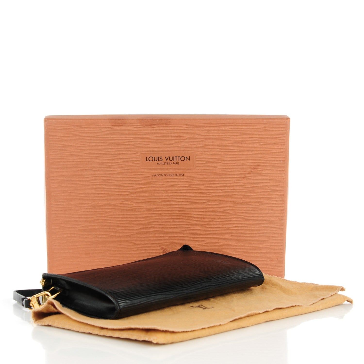 Louis Vuitton Epi Pochette 21 Black 4 of 7