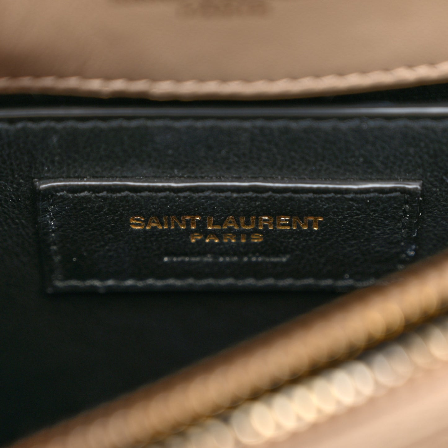 Calfskin Y Quilted Monogram Small Loulou Chain Satchel Dark Beige