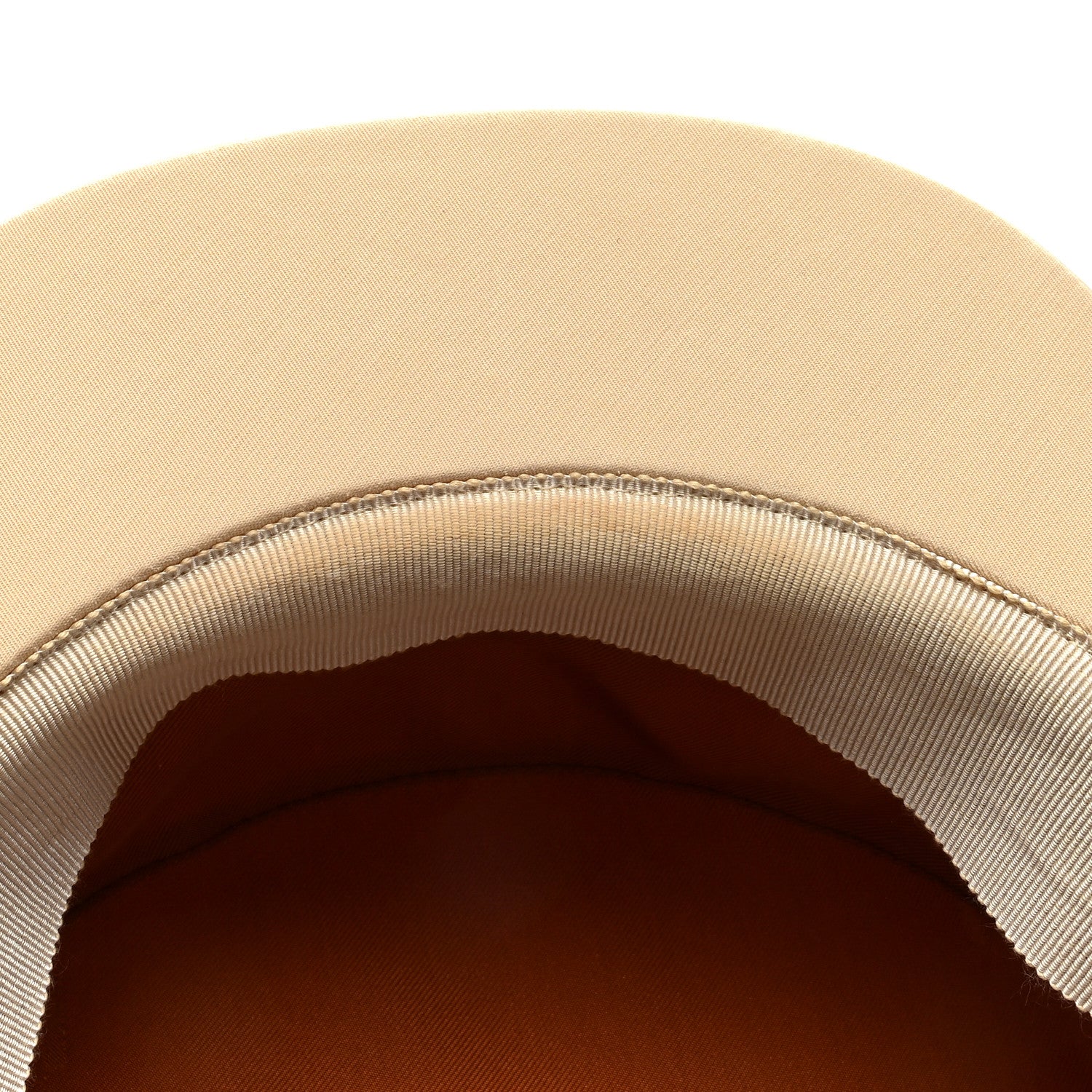 Hermes Double Linen Twill Casquette Cabourg Cliquetis Cap 58 White Creme 8 of 8