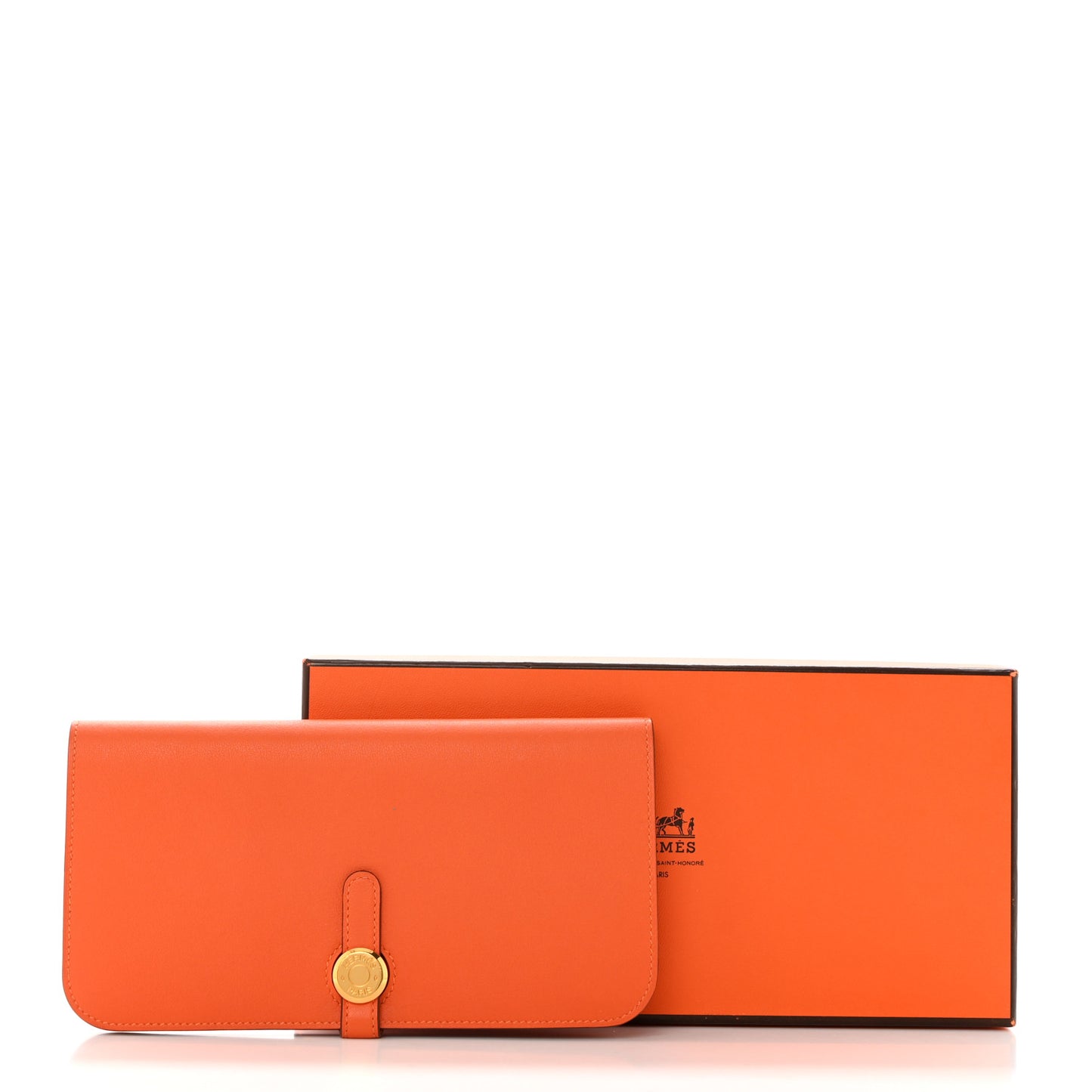 Swift Dogon Recto Verso Wallet Orange