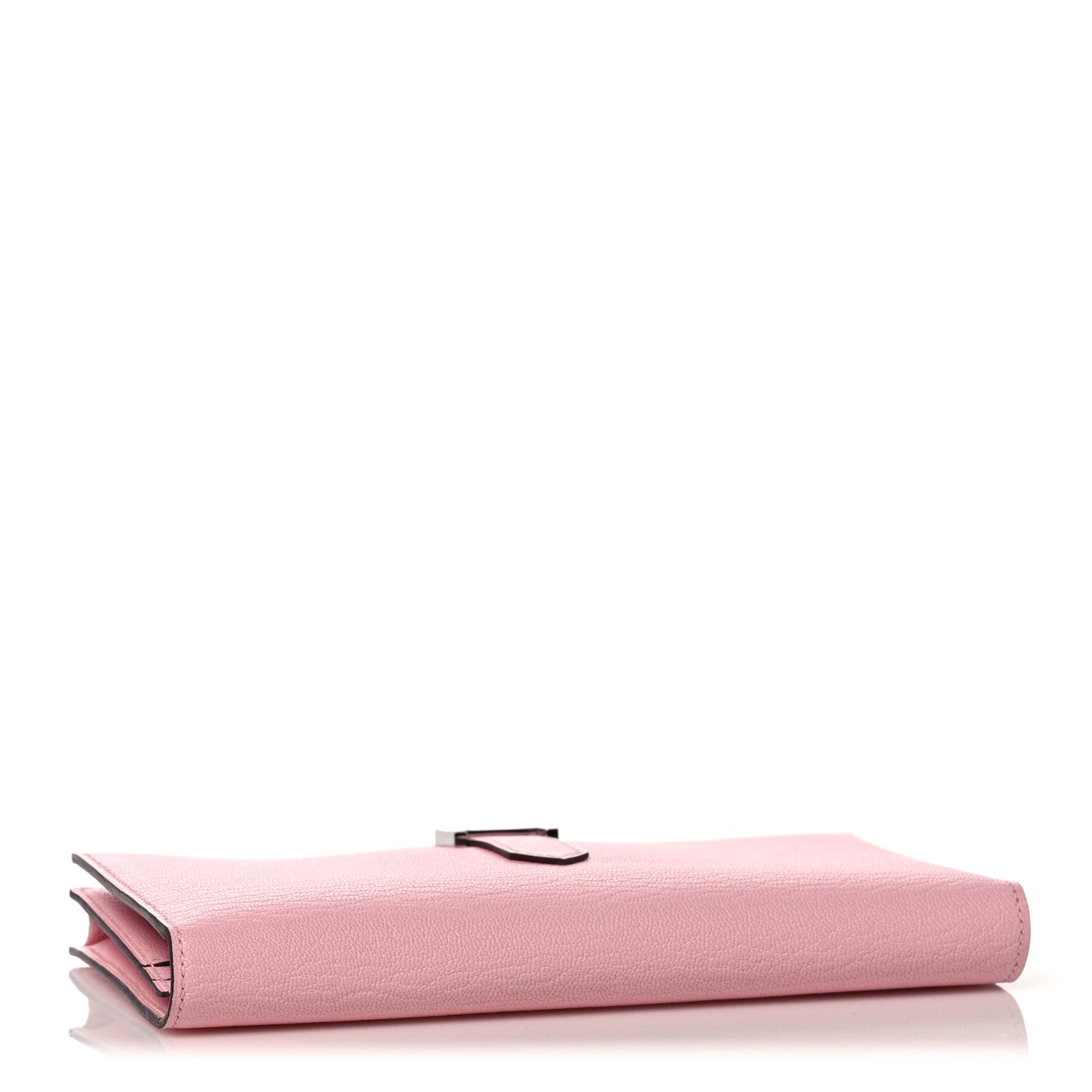 Hermes Chevre Mysore Bearn Gusset Wallet Rose Sakura 4 of 10