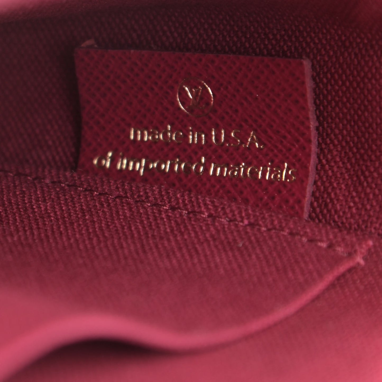 Monogram Pochette Felicie Chain Wallet Fuchsia