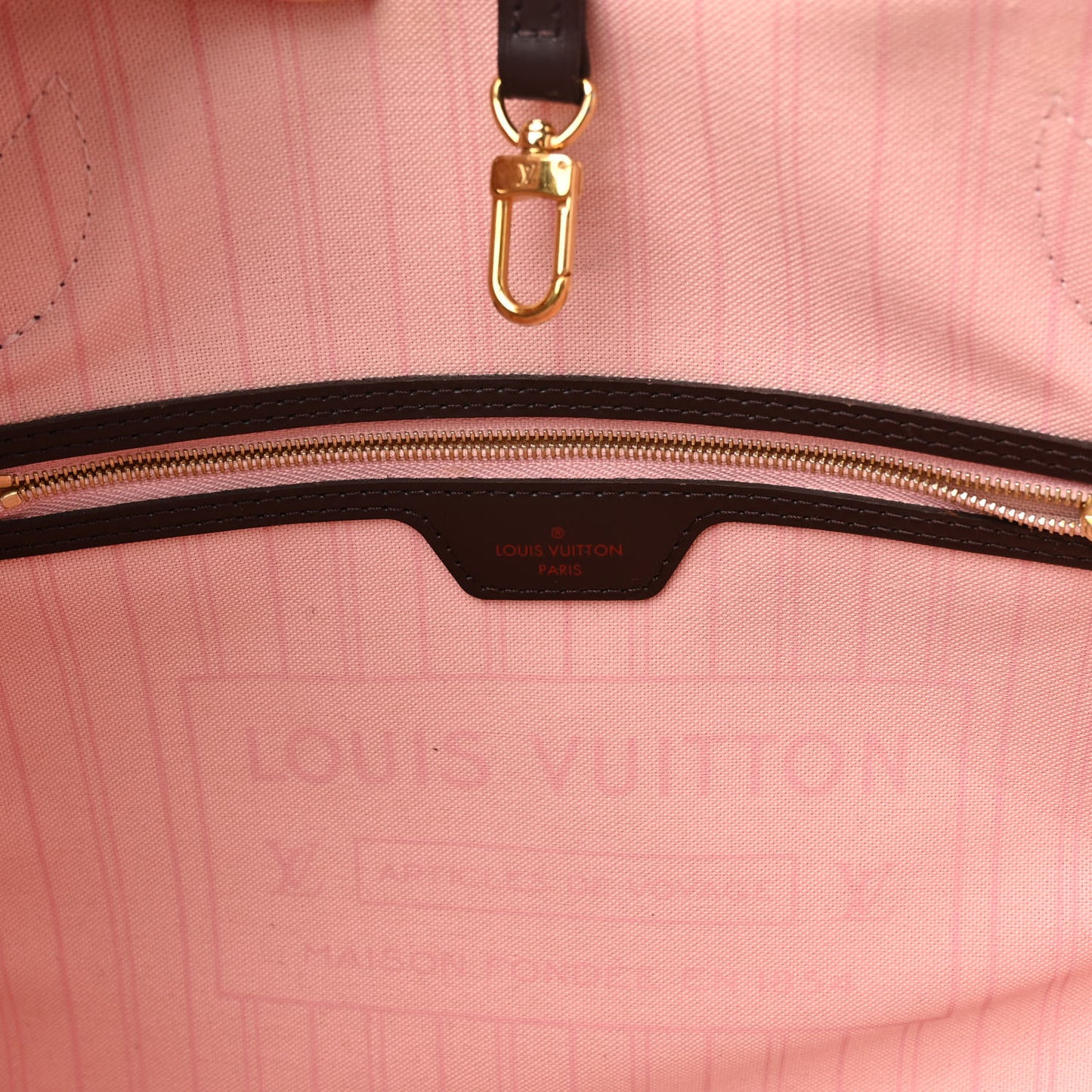Damier Ebene Neo Neverfull MM Rose Ballerine