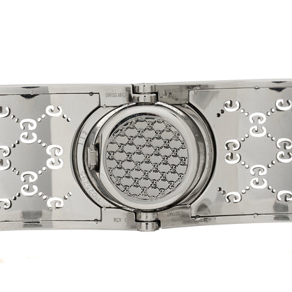 Gucci Stainless Steel Diamond Bezel 23mm Twirl Quartz Watch Brown 5 of 5
