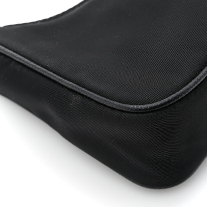 Prada Tessuto Nylon Mini Re-Edition 2000 Shoulder Bag Black 10 of 11