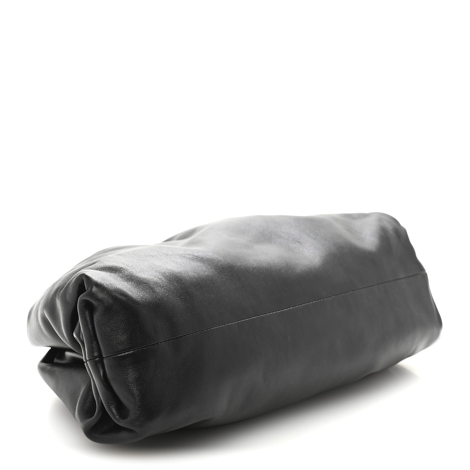 Bottega Veneta Smooth Butter Calf The Pouch Oversized Clutch Black 4 of 10