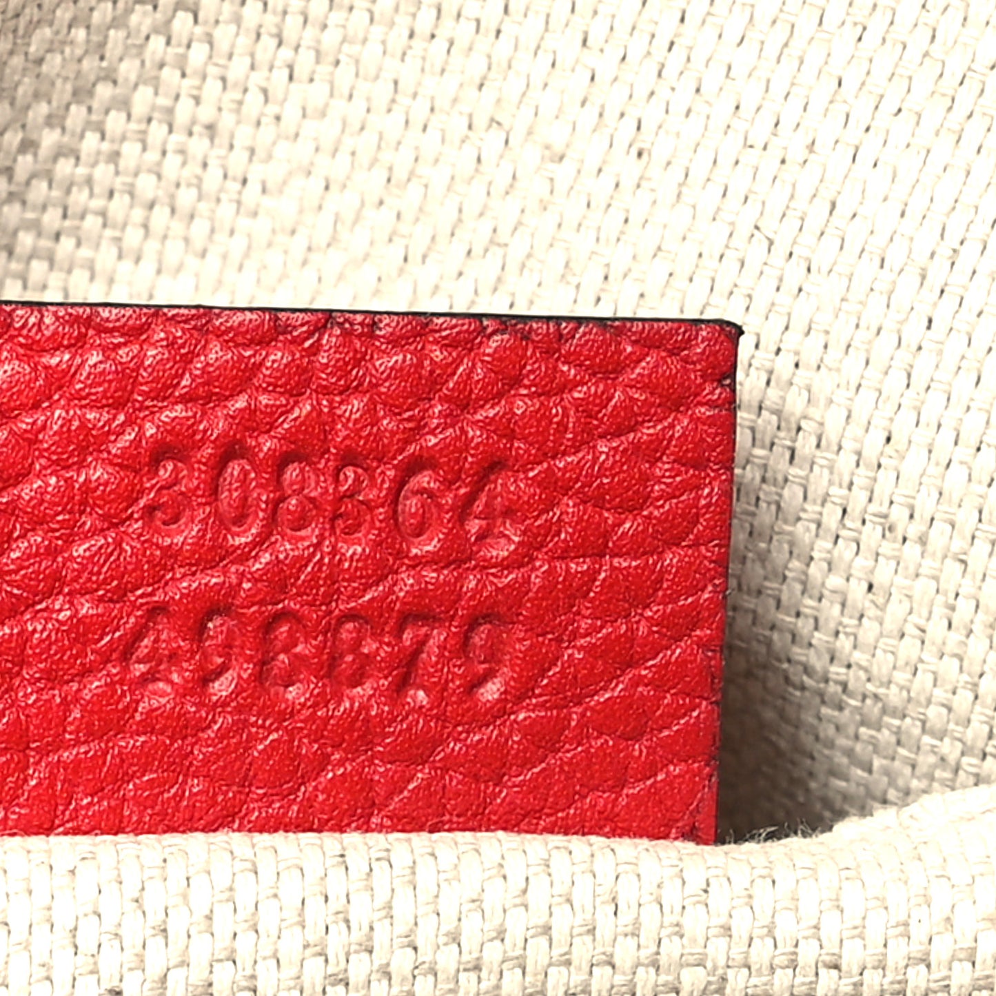 Pebbled Calfskin Small Soho Disco Bag Tabasco Red