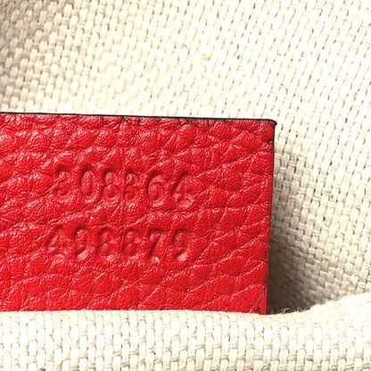Gucci Pebbled Calfskin Small Soho Disco Bag Tabasco Red 7 of 11