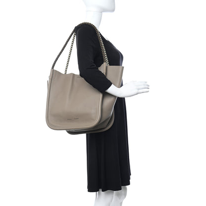 Proenza Schouler Calfskin L Lux Rope Handle Tote Brown Gold 2 of 10