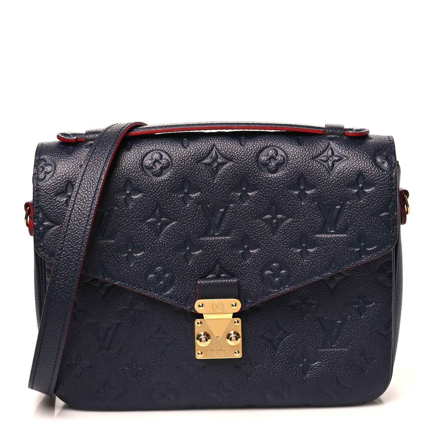 Louis Vuitton Empreinte Pochette Metis Marine Rouge 1 of 9