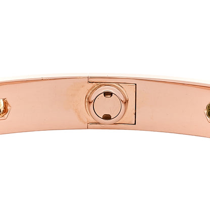 Cartier 18K Pink Gold Sapphire Garnet Amethyst LOVE Bracelet 16 5 of 7