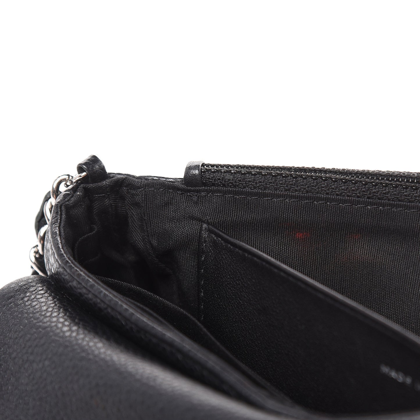 Caviar Half Moon Wallet On Chain WOC Black