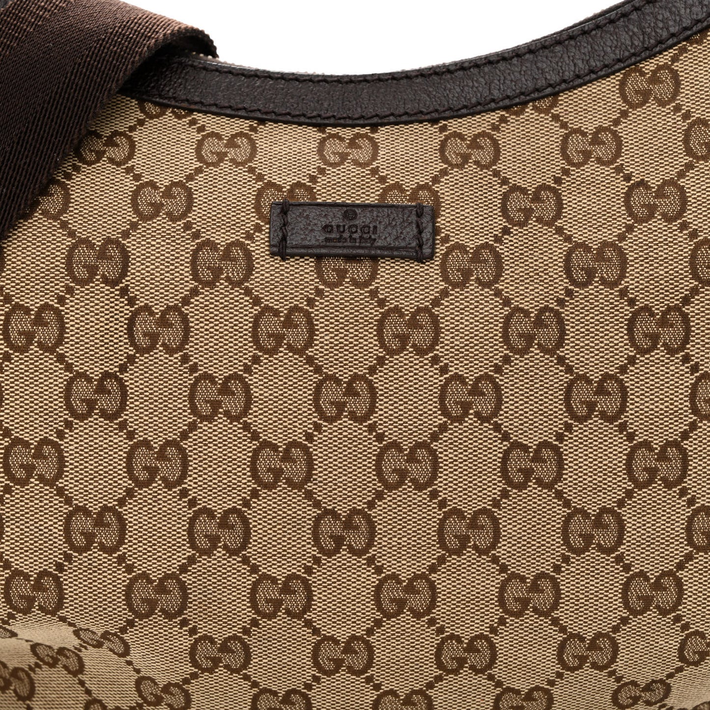 Monogram Medium Half Moon Hobo Dark Brown