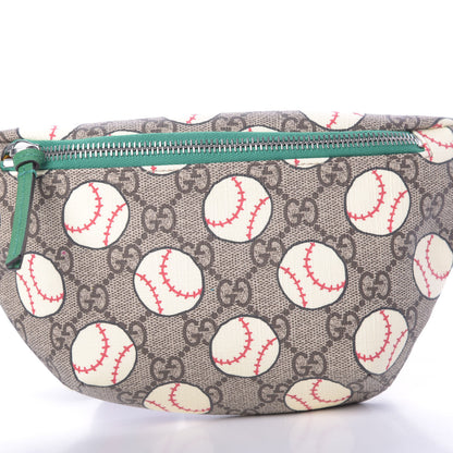 Gucci GG Supreme Monogram Baseballs Web Childrens Belt Bag 8 of 10