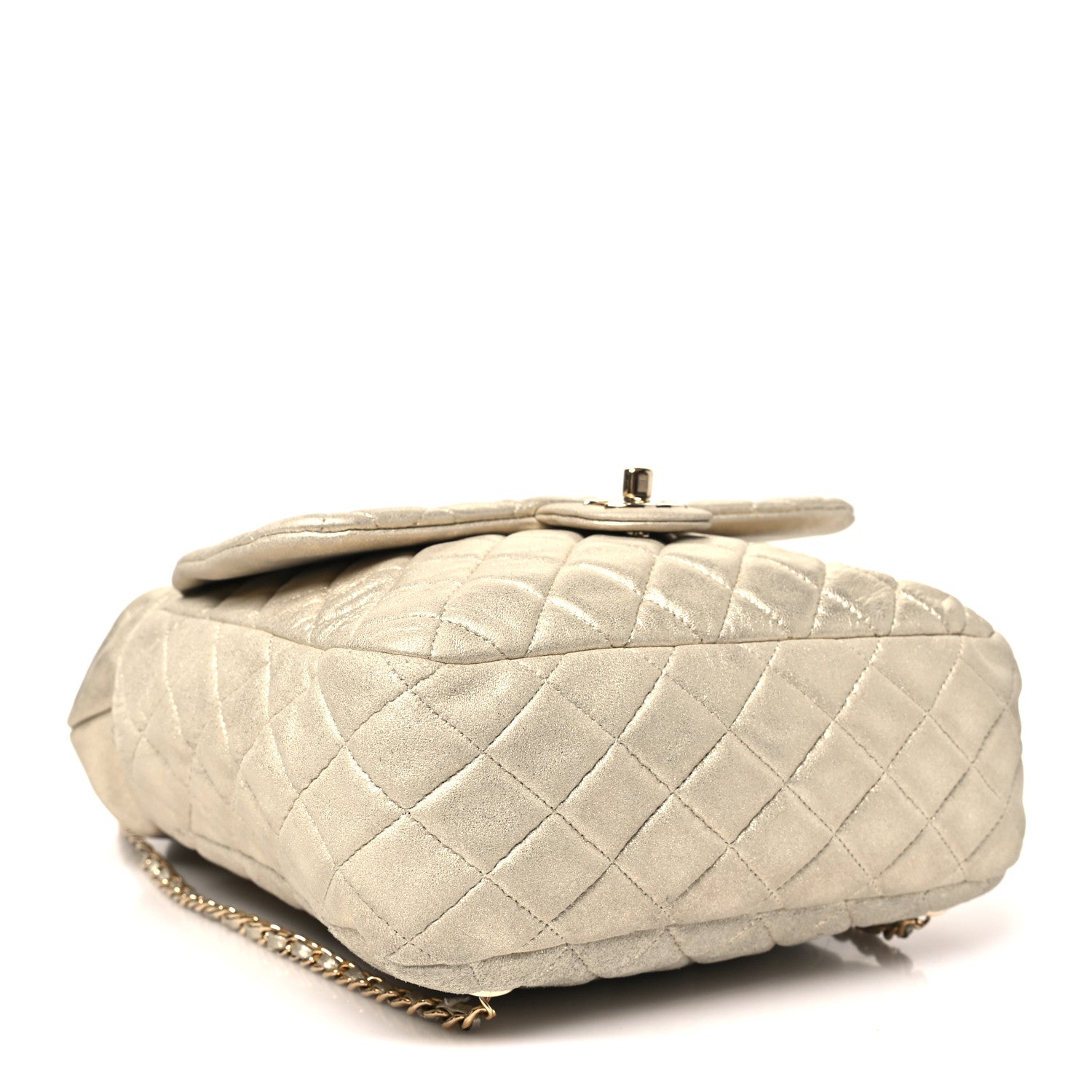 Chanel Metallic Lambskin Quilted Small In Seoul Backpack Light Gold 4 of 11