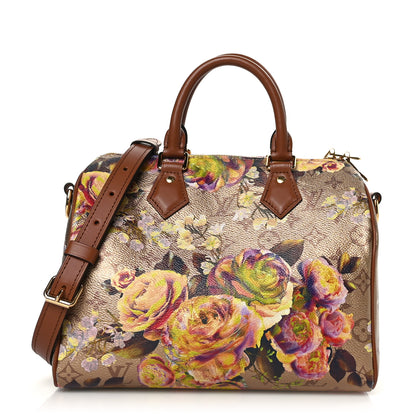 Louis Vuitton Metallic Monogram LV Garden Speedy Bandouliere 25 Gold 1 of 9
