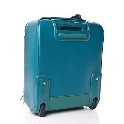 Louis Vuitton Epi Pegase 45 Cyan 3 of 11