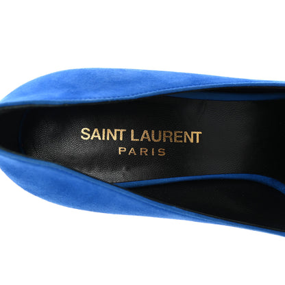 Saint Laurent Suede Classic Paris 105 Escarpin Pumps 35.5 Elettrico 7 of 10