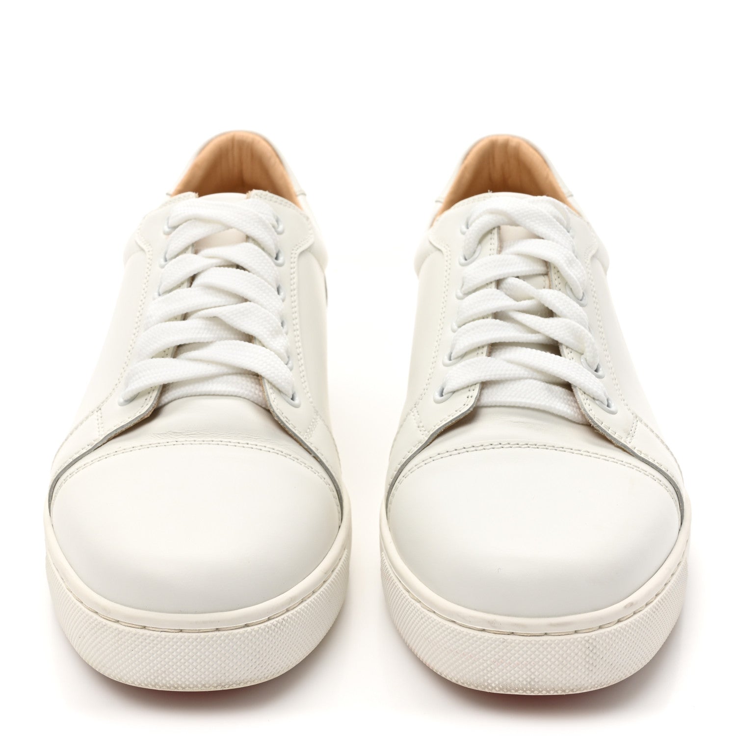 Christian Louboutin Calfskin Vieira Flat Sneakers 38 White 2 of 11