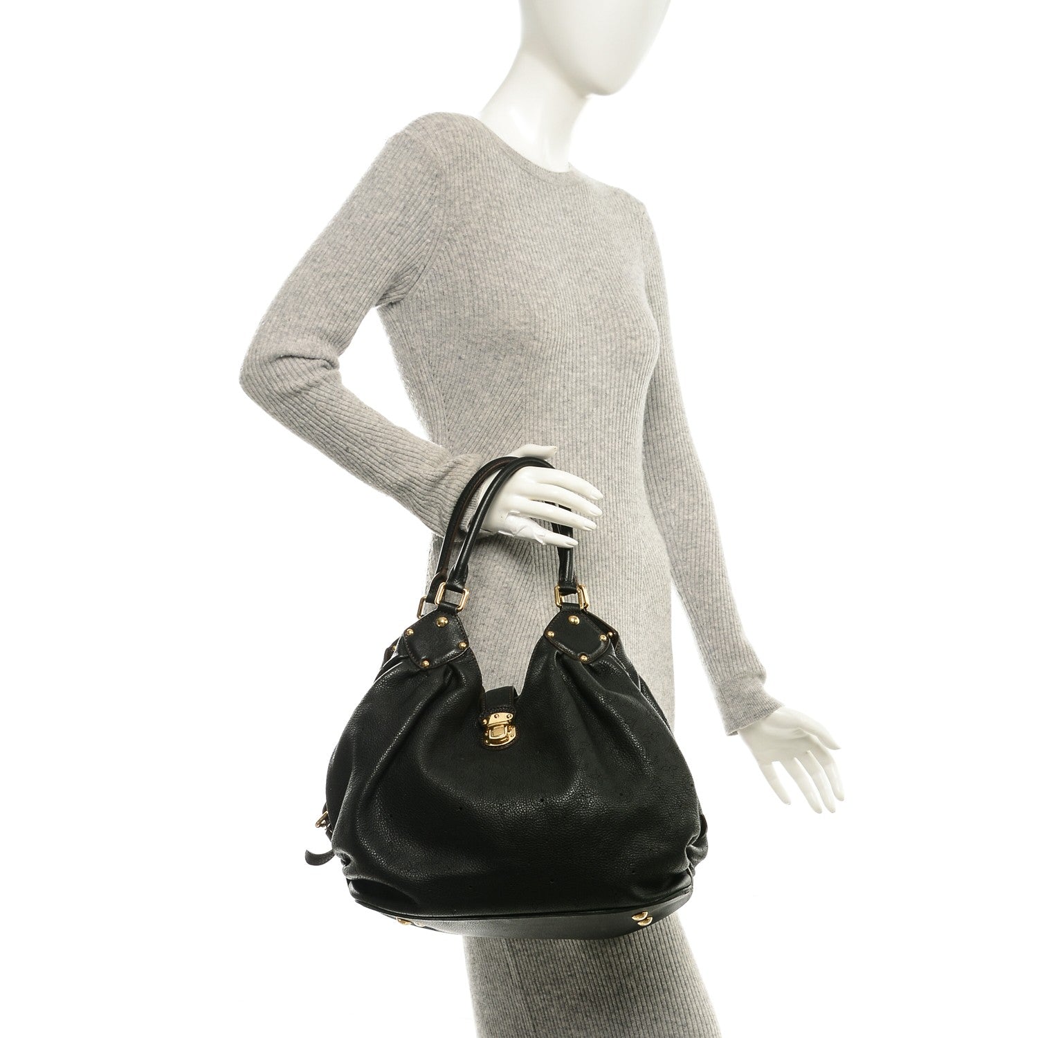 Louis Vuitton Mahina L Black 2 of 8