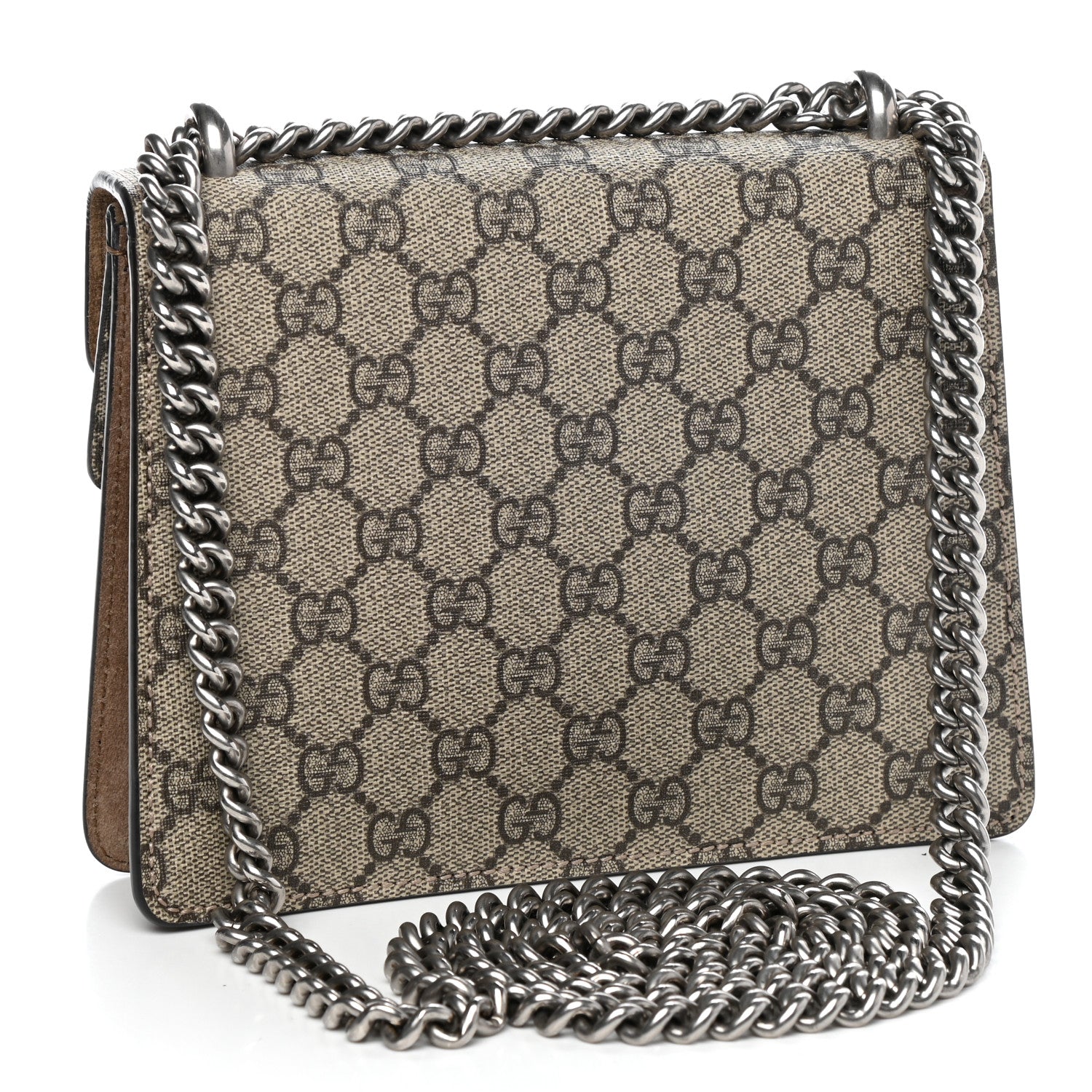 Gucci GG Supreme Monogram Mini Dionysus Shoulder Bag Taupe 3 of 11