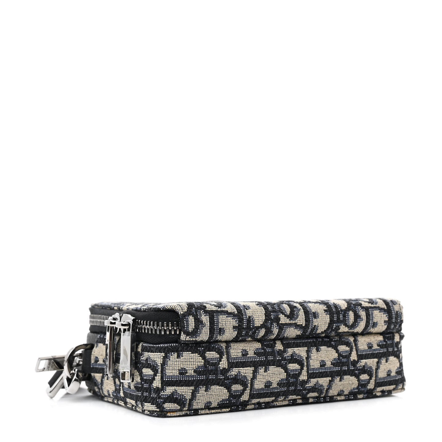 Oblique Pouch Beige Black