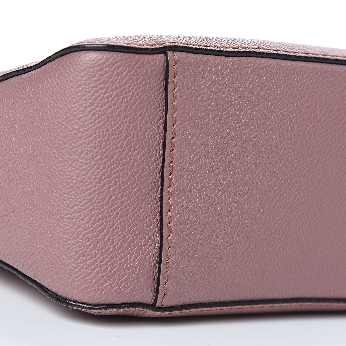 Soft Grain Calfskin Small Helmsley Crossbody Mauve Pink