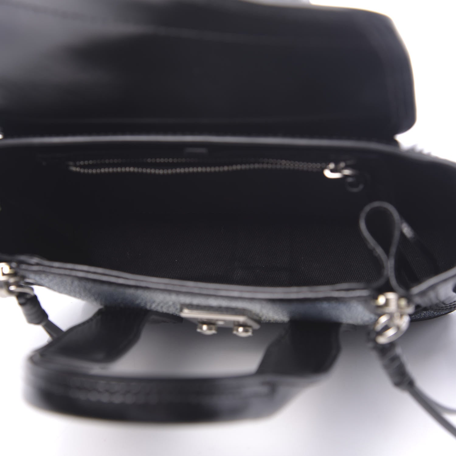3.1 Phillip Lim 3.1 Smooth Calfskin Stingray Mini Pashli Satchel Black 5 of 12