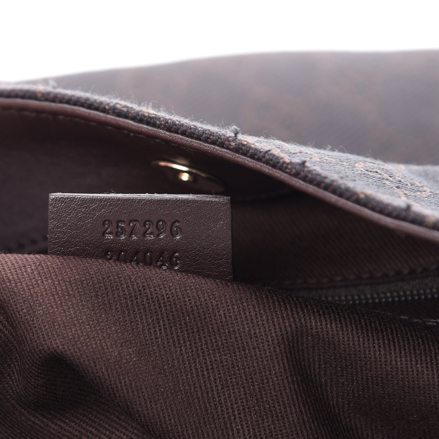 Monogram Signature Hobo Shoulder Bag Dark Brown