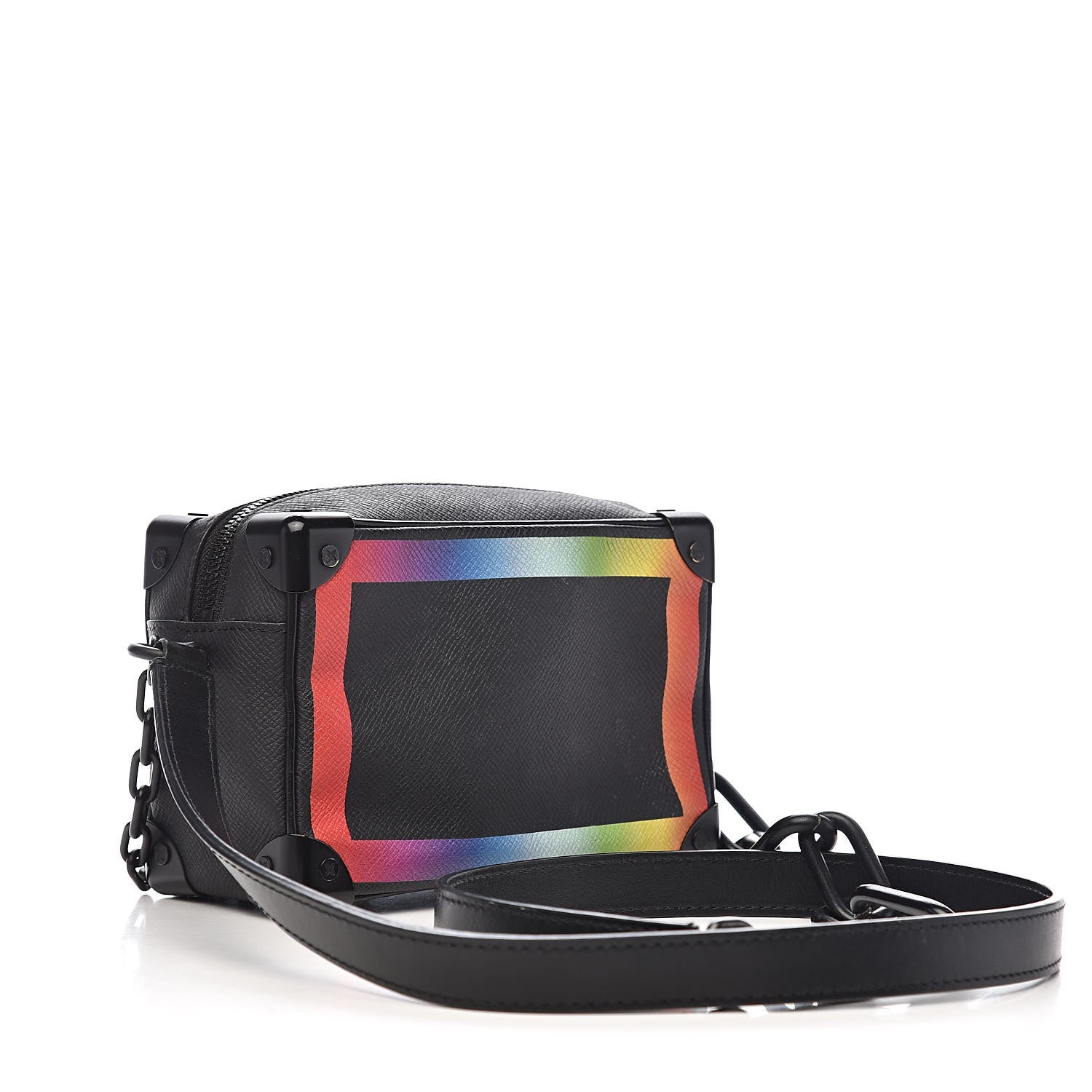 Louis Vuitton Taiga Rainbow Mini Soft Trunk Black 3 of 14