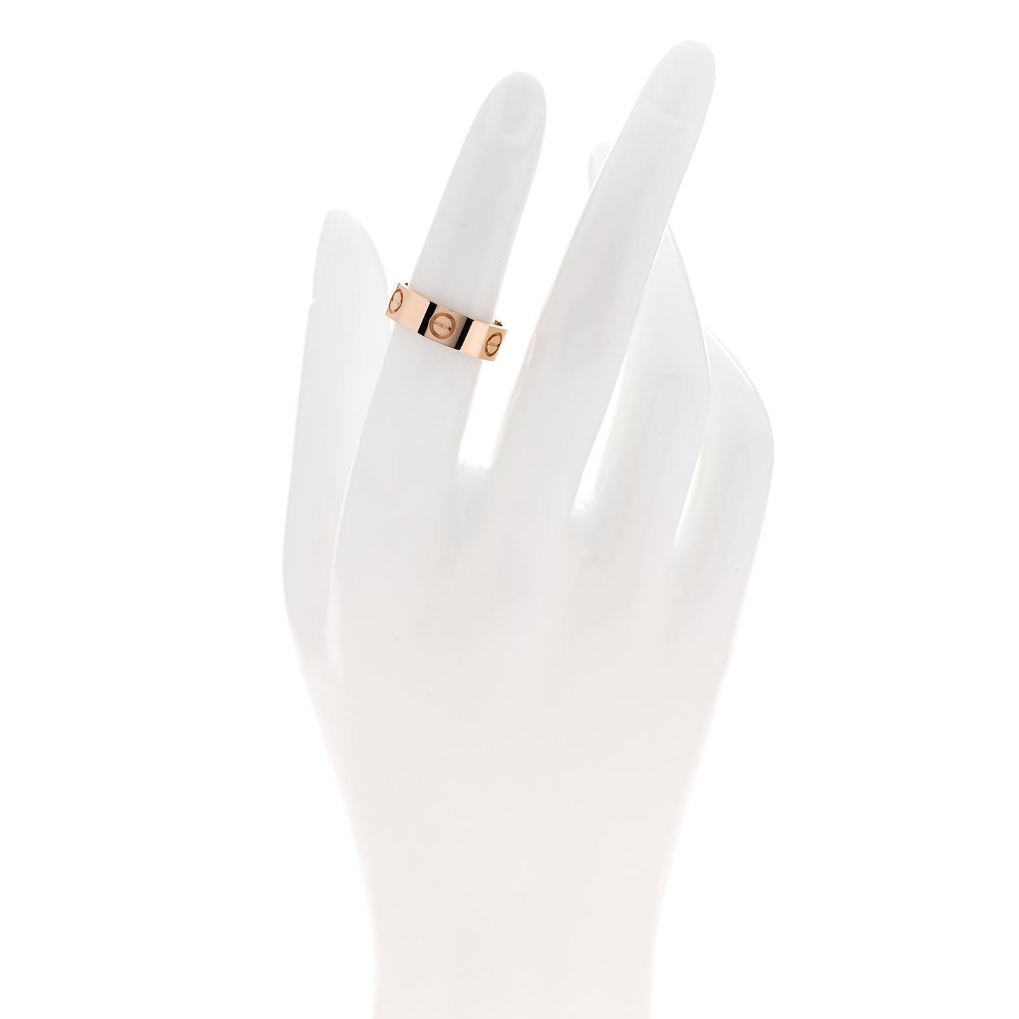 18K Pink Gold 5.5mm LOVE Ring 51 5.75