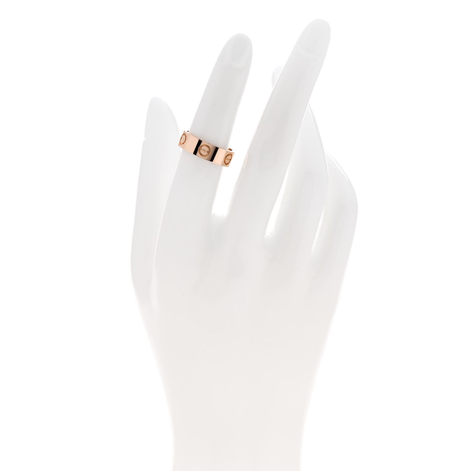 Cartier 18K Pink Gold 5.5mm LOVE Ring 51 5.75 2 of 4