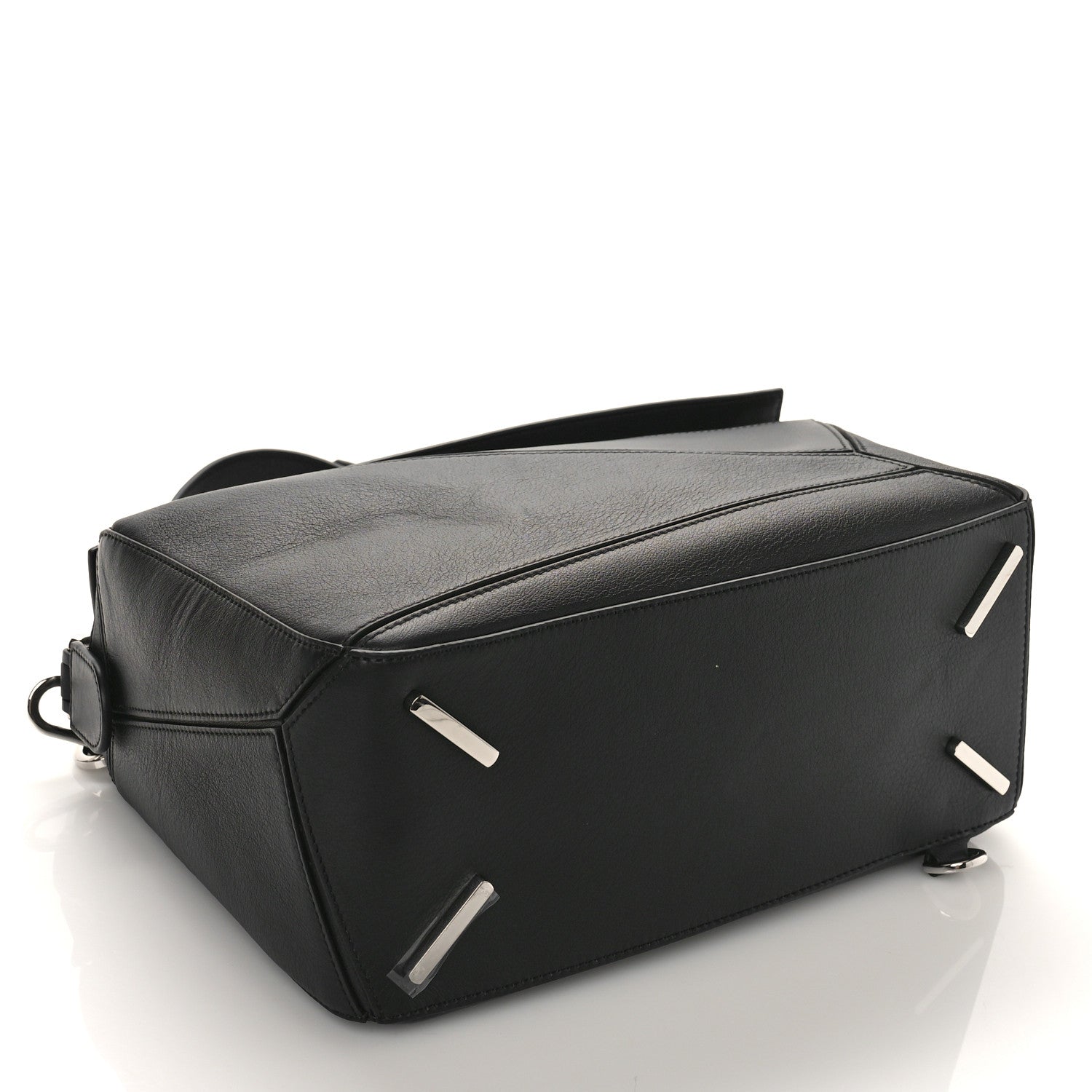 Loewe Calfskin Medium Puzzle Bag Black 4 of 9